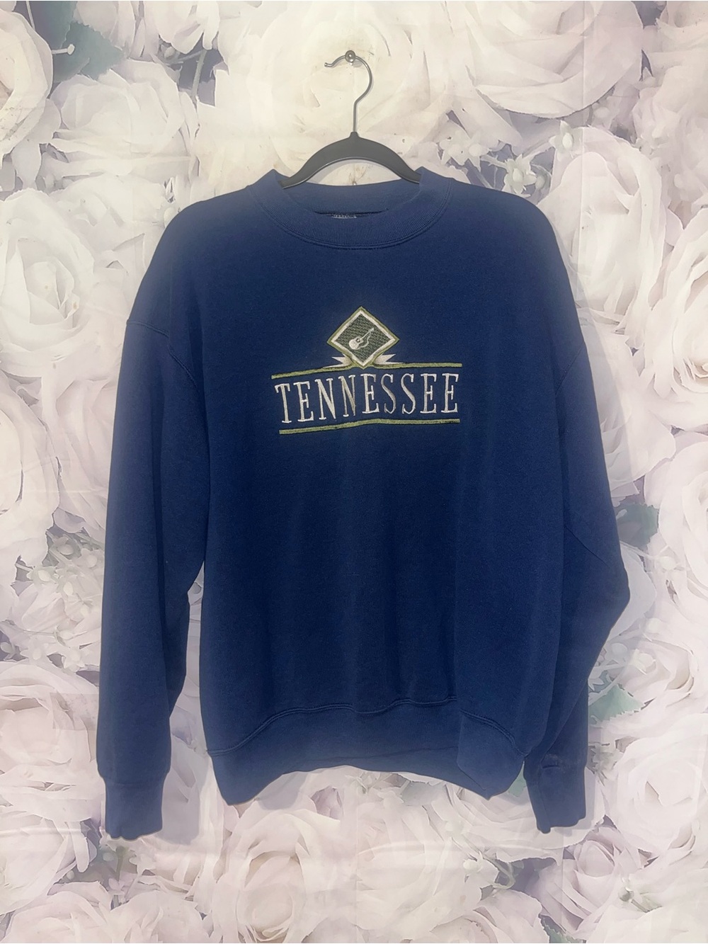 Vintage Tennessee Navy Blue Crewneck Sweatshirt Adult XL Fruit of The Loom Men’s